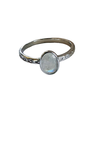 Petite Moonstone ring