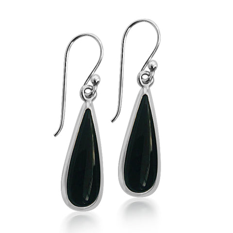 Elegant onyx earrings