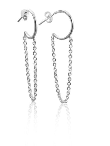 Chain Hoop Earrings