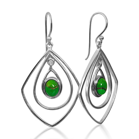 Luna Green earrings