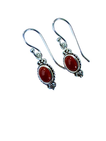 Red Jasper drop earrings