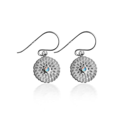 Circle opalite earring