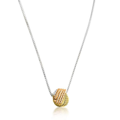 Tri knot necklace