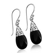 Onyx earring