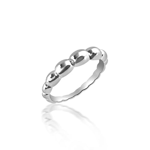Petite sterling silver ring