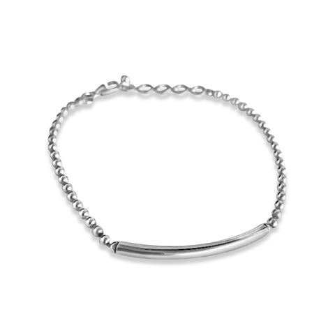 Sterling silver bar bracelet