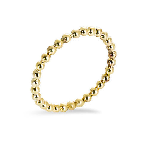 14 carat gold filled balls stackable ring