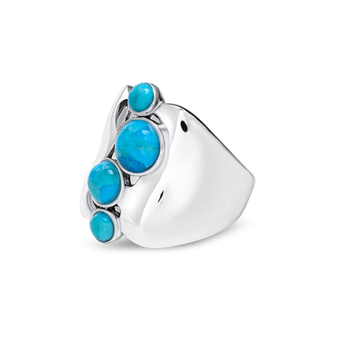 Sterling silver turquoise ring