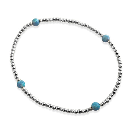 Blue opalite bracelet