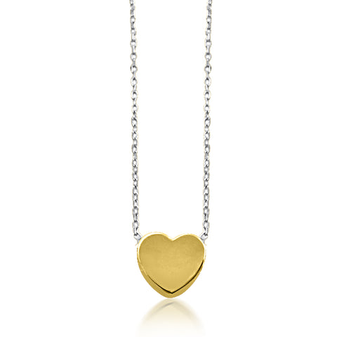 Pretty gold heart necklace